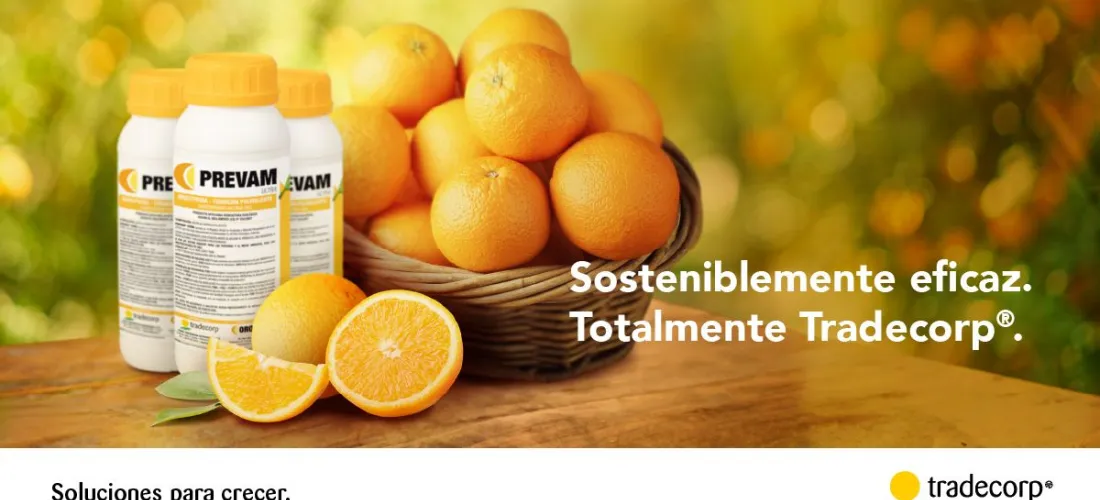 Tradecorp lanza Prevam Ultra, su nuevo bioplaguicida natural a base de aceite de naranja