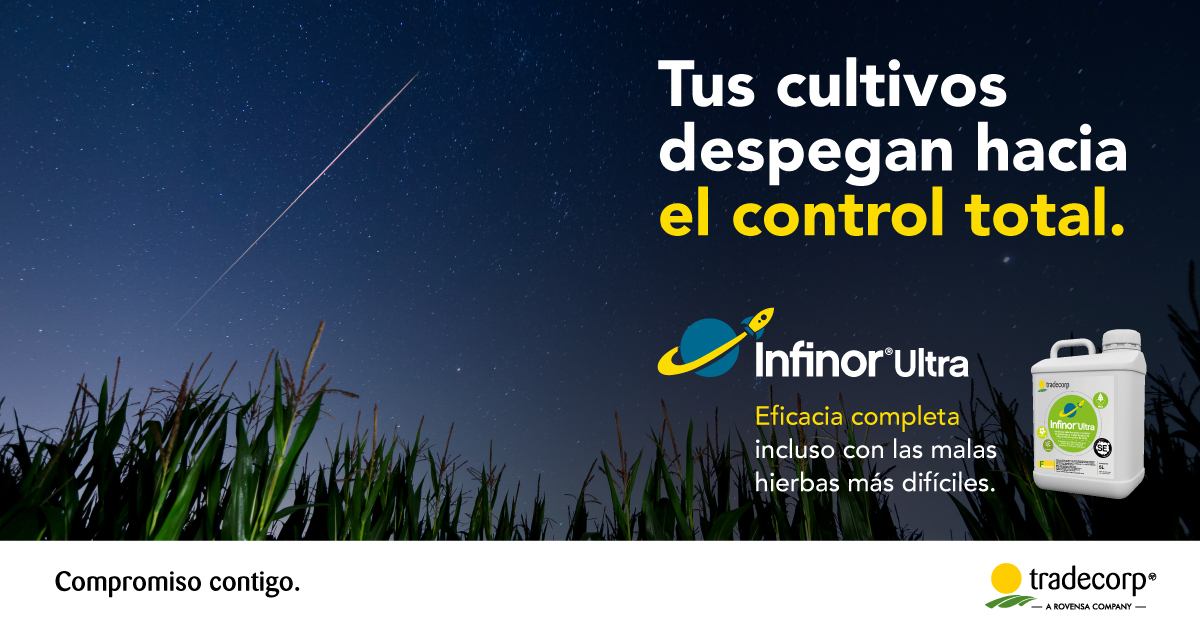 Tradecorp presenta Infinor® Ultra, un herbicida exclusivo de maíz de gran efectividad en el control de gramíneas y malas hierbas difíciles.